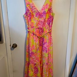 Size 12 Lilly Pulitzer Dress.  Broad Cloth with pockets.